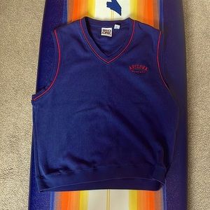 U of A wildcat navy blue sweater vest from RedOak